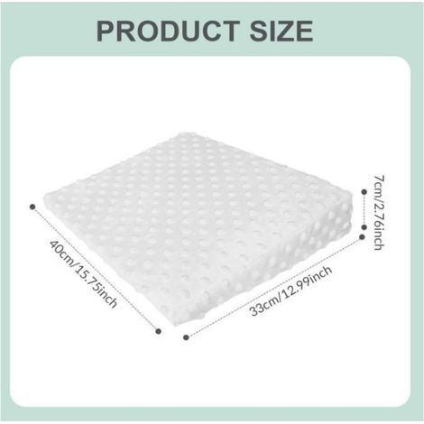 Coussin incliné pour bébé nouveau-né, anti-reflux, ergonomique, support de positionnement avec oreiller, pour soulager les régurgitations et assurer un confort optimal (1/5)