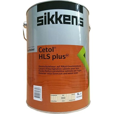Sikkens – Lasure extérieure incolore 5L – Imprégnation multicouche résine alkyde – Très bonne résistance UV – Application avec brosse ou rouleau (1/4)