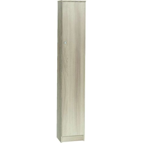 Sarmog Colonna Multiuso Olmo Chiaro - Struttura 16 mm - 3 Ripiani Regolabili (1/2)
