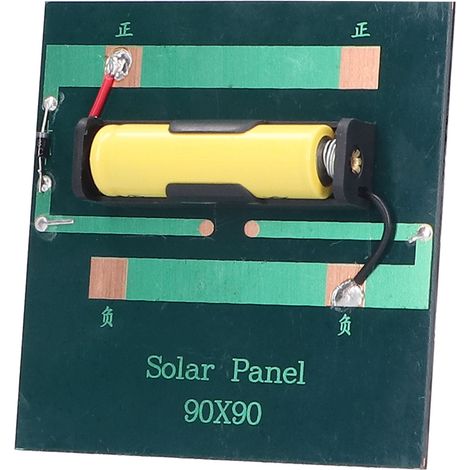 Chargeur solaire pour piles AA 1,2 V, 1 W CC, alimentation (1/5)