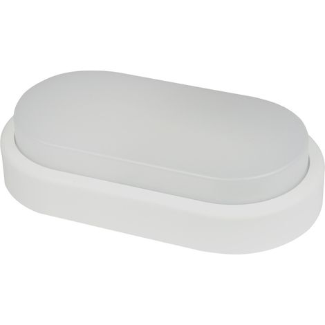 Trendline Ovalleuchte 18x9,8x4,2cm 8W 750lm IP54 neutralweiß