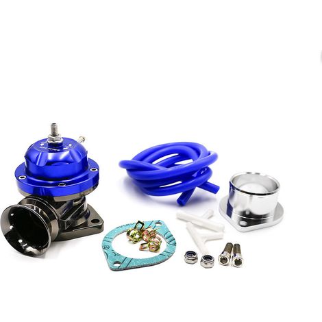 Kfz-Turboentlastungsventil, Typ RS Universal, Aluminiumlegierung, Kraftstoffdruckregler-Entlastungsventil, blau (1/3)