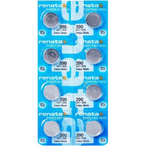 .8 Piles renata 390 SR1130SW.
.
.
.