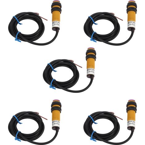 Packung mit 5 IP54-Infrarot-Lichtschranken, normalerweise geschlossenem Antikollisionsschalter, 300-mA-Hinderniserkennungsmodul, AC 90–250 V (1/5)