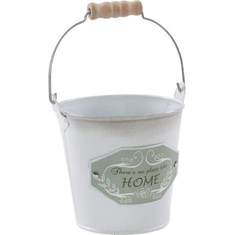 Vaschetta in latta "Home", Ø12H11 cm (kit da 10) (1/2)