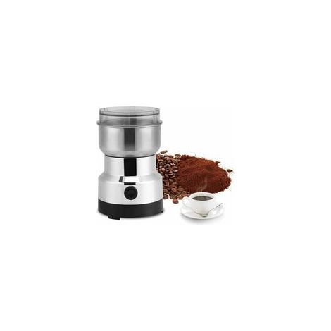 Moulin à Café électrique Moulin Noix et Céréales, Broyeur Alimentaire en Acier Inoxydable Moulin à Café Et Mixeur électrique Broyeur pour Grains de Café, Graine de Lin et Autres épices (1/5)