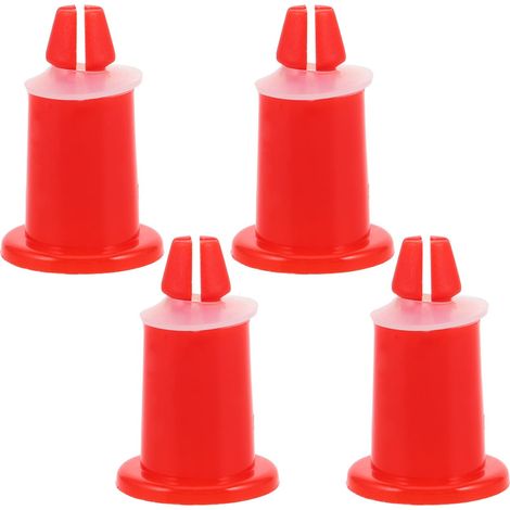 4pièces Remplacement pour Plateau de Pèse-échelle Plastique Orange Stables et Faciles à Installer pour Balance Électronique (1/5)