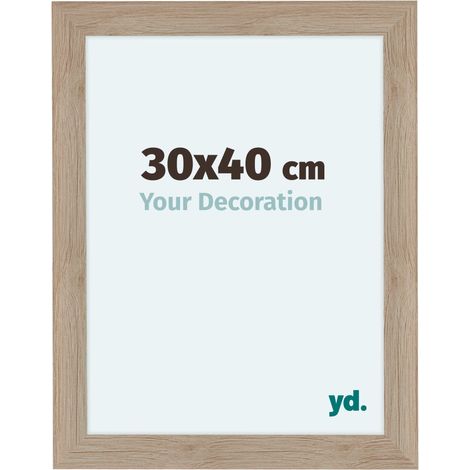 yd. - Cadre photo 30x40 - Chene Clair - MDF - Como (1/5)