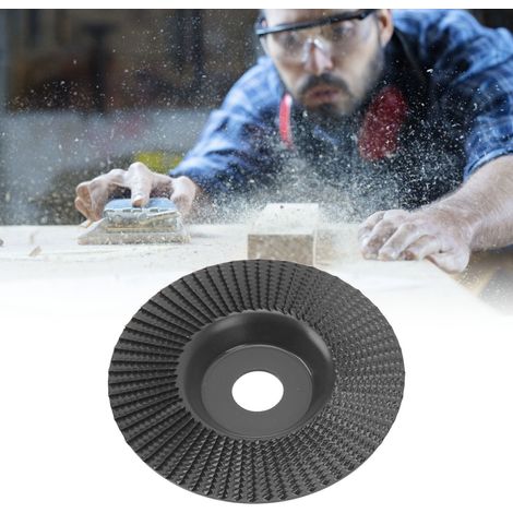 Disque de polissage plat de 125 mm, disque de ponçage pour le travail du bois, noir (1/5)