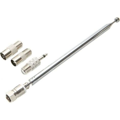 Antenne radio FM Antenne télescopique FM Connecteur F 75 ohms (1/5)