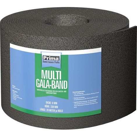 Prima Multi-Gala-Band 6x330mm 20m - Fugenband für den Garten- und Landschaftsbau