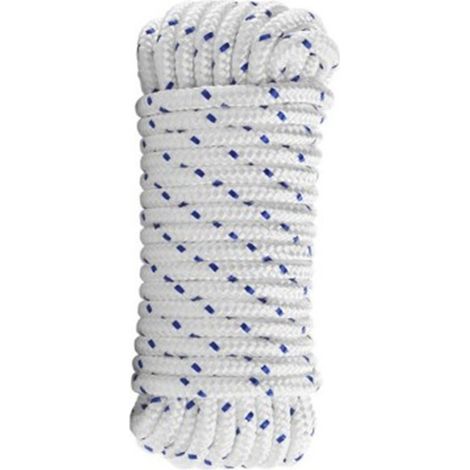 Madeja Driza Trenzada Nylon Blanco/Azul, GIBALTO (1/2)
