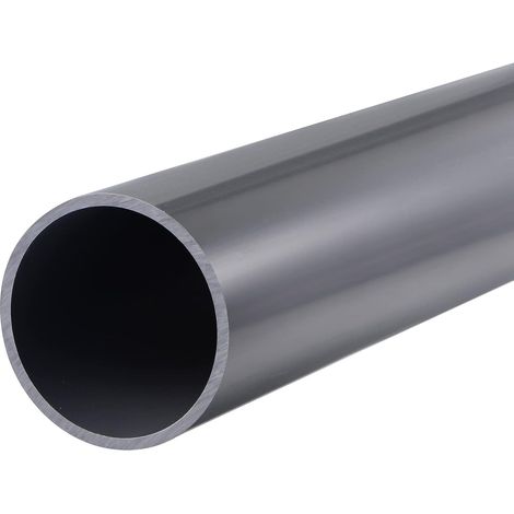 Tuyau Rigide en PVC Rond Tube PVC 67.8mm Diamètre Interne 75mm Diamètre Externe 0.35m Clair Gris Haut Impact pour Eau Tube Artisanats (1/5)