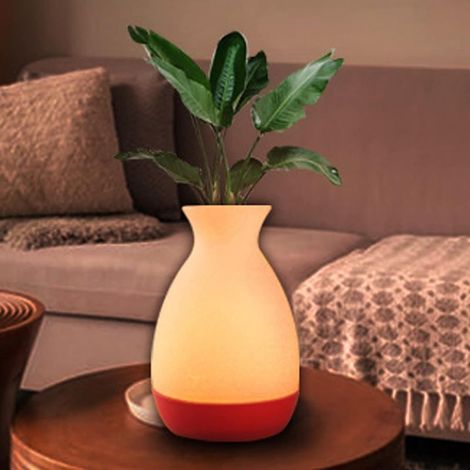 Lumière de Vase à LED Veilleuse Rechargeable 1pc Imperméable Lumière Ambiante Télécommande Décoration Changeant de Couleur Lampes d'ambiance pour Chambre Salon (1/5)