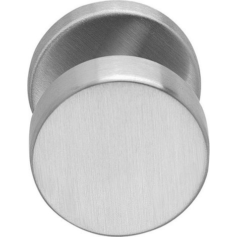Flachknopfrosette Wechselgarniturknopf Edelstahl matt ø52mm Türknopf Türknauf