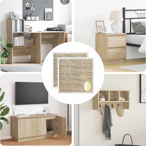 Selbstklebende Schraubenabdeckung 2 pcs Sonoma-Eiche