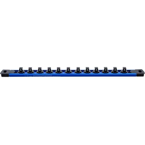 Rail de Support Aimanté pour 12 Douilles 10 mm (3/8) - Organisation et Accès Facile, Pro - D-Work