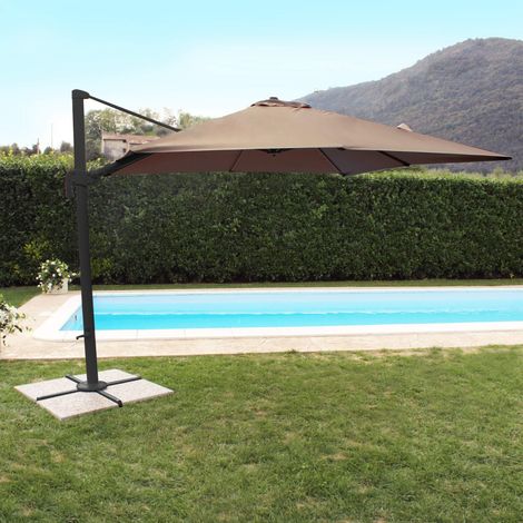POLIS - ombrellone decentrato 3 x 3 m (1/4)
