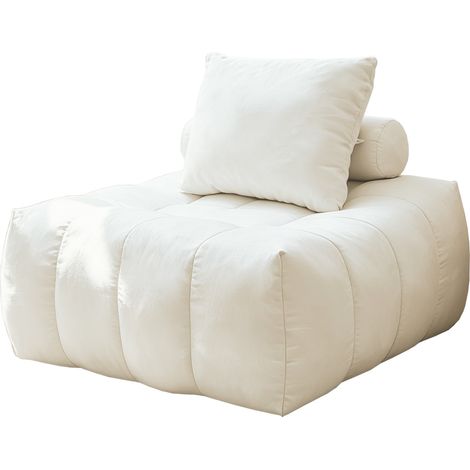 Fauteuil pouf confortable Piedmont pour salon, chambre ou bureau (1/5)