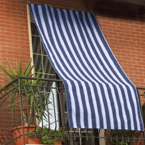 168103 Toile d'ombrage renforcés résistant aux intempéries et soleil 145x250cm  Couleur: Bleu