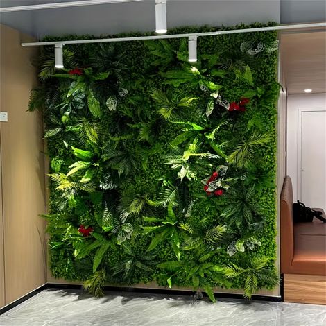 LZBARGON Artificial Plants for Wall Decoration – Decor for Outdoor Fences and Indoor Panels that Mimic Real Foliage