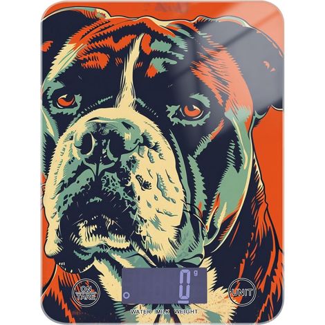 Balance alimentaire portable pour chien Orange 5 kg/ (1/5)