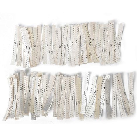 1800 Stück 1/10 W 90 Werte 0603 SMD Chip-Widerstände Muster 1 % Widerstände Set Sortiment Komponenten Kit
