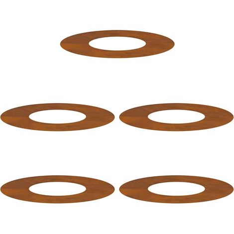 Jardinière,Pot en acier corten Acier corten Grand Empilable CFW45974 (1/5)