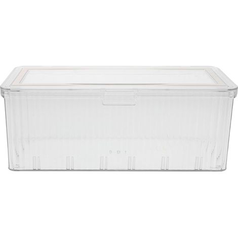 Rectangular Clear Acrylic Jewelry Storage Box (1/5)