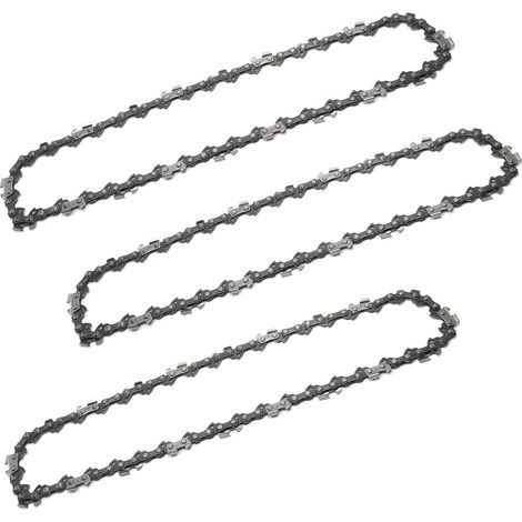 3 Chaînes de tronçonneuse compactes 10 Pouces 40TG pour jardinage (1/5)