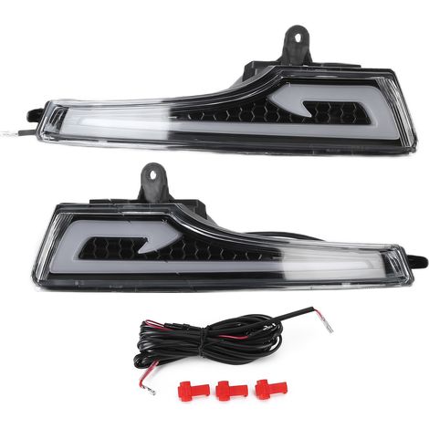 GARRYFIZH Feux de jour LED, éclairage bicolore, 12V DC, remplacement pour Nissan Altima Teana 2013 – 2015