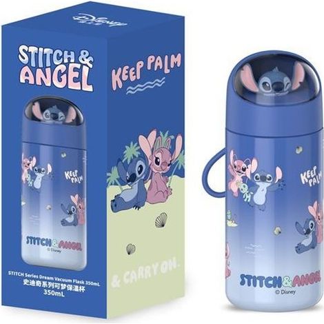 Thermos en Acier Inoxydable, 350ml Thermos De Dessin Animé En Acier Inoxydable Pour Enfants Réutilisable Étanche Bouteille d'eau (1/4)