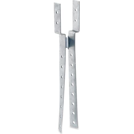 Simpson Strong Tie – Support de faîtage 40x20mm – Épaisseur 1.5mm – Pattes pliables pour angles ajustables – Pour constructions variées (1/4)
