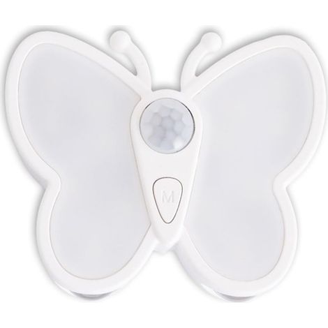Veilleuse à détecteur de présence, rechargeable, magnétique, intelligente et sans fil - veilleuse œil de chat à détecteur papillon (1/5)