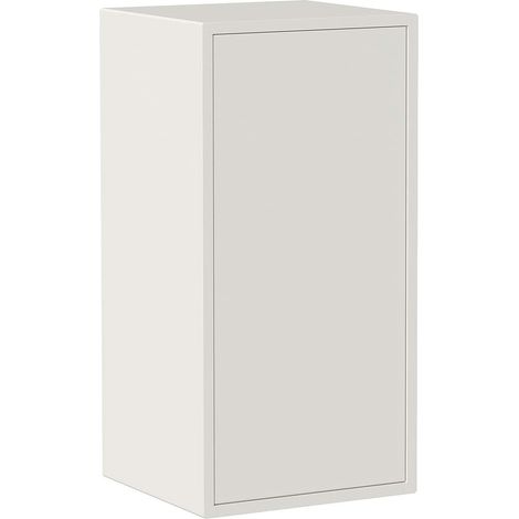 Mobile da parete 37,5x35x75 cm bianco opaco con un’anta e due vani - Spa