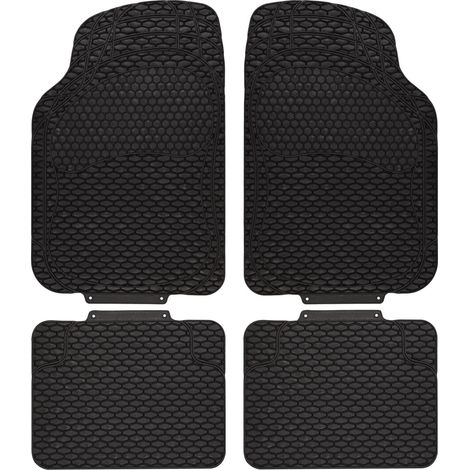 Universal Autofußmatten Dakar PVC 4-teilig Schwarz