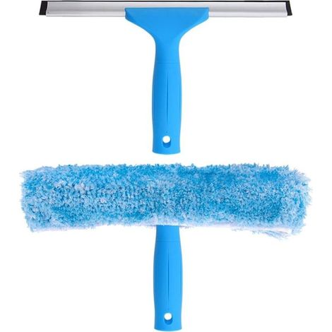 Professional window squeegee with microfiber brush, 25 cm wide (1/4)