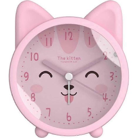 Digitaler Kinderwecker mit niedlichem Katzenmotiv und Nachtlicht (1/3)