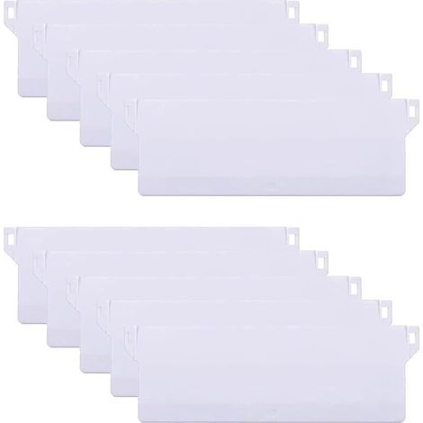 10PCS Store Californien Plaque de Lestage Poids Stores Verticaux 127mm Blanche Poids de Store Vertical Lattes Store Vertical en Poids Kit