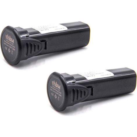 vhbw 2x Akku kompatibel mit Panasonic EZ7410X, EZ7410LA1S, EZ7410LA1J, EZ7410, EY7411LA1S, EY7411LA1C Werkzeug (2000 mAh, Li-Ion, 3,6 V)