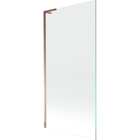 Mexen Next L Badewannen-Faltwand 1-teilig 90 x 150 cm, transparent, Roségold - 895-090-000-03-00-60 (1/5)