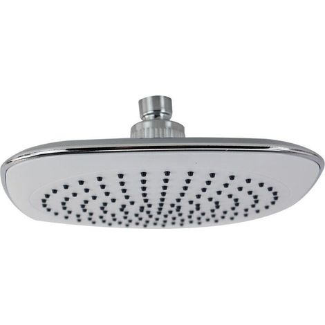 Cleafe - Soffione Doccia Bagno Quadrato 20x20cm Abs Effetto Pioggia 52213 Filtro Anticalcare - (1/5)