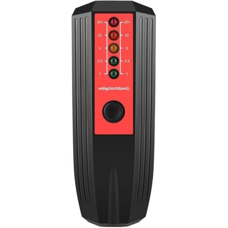Testeur de rayonnement électromagnétique – Détection champ électrique et magnétique – 5 indicateurs LED – Grand écran rétroéclairé (1/5)