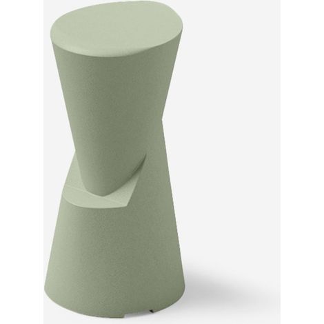 Sgabello design bar indoor outdoor in polietilene Dot - Verde (1/4)