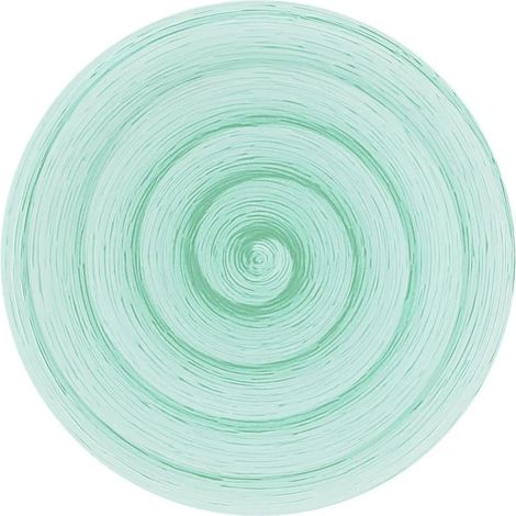 Handgemalter Keramikteller in aquamarine Ø 27,5 cm