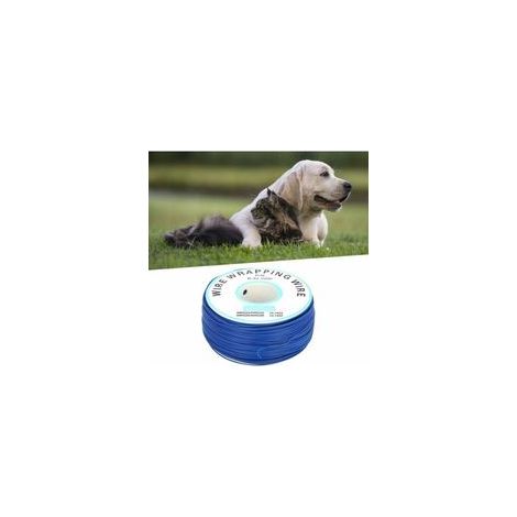 Fil de clôture pour animaux de compagnie 300m/984ft chien clôture électrique fil de bobine fil enterré solide système de clôture électrique pour chien - fil de bobine (1/5)