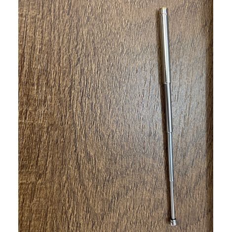4436-4-section telescopic antenna for burglar alarm remote control - retractable 44mm, extendable 110mm.