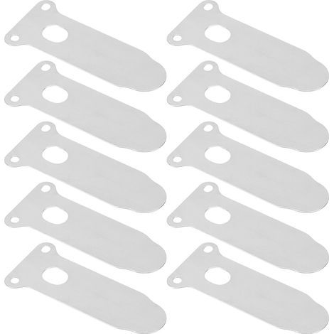 10-teilige Ventilplatte aus Stahl für Luftkompressoren, zungenförmig, Ersatzteil für 62-mm-Zylinder (1/5)
