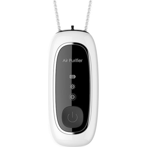 Purificador De Aire Portátil - Generador De Iones Negativos - Para Uso En Interiores Y En Movimiento - Collar Purificador De Aire - 1 Unidad (1/5)