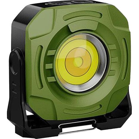 Spot LED magnétique, lumière rotative, lampe étanche à monter, 9,8 x 9,3 x 4 cm, outil de luminosité réglable, lampe de poche de travail compacte pour garage, chantier, camping (1/5)